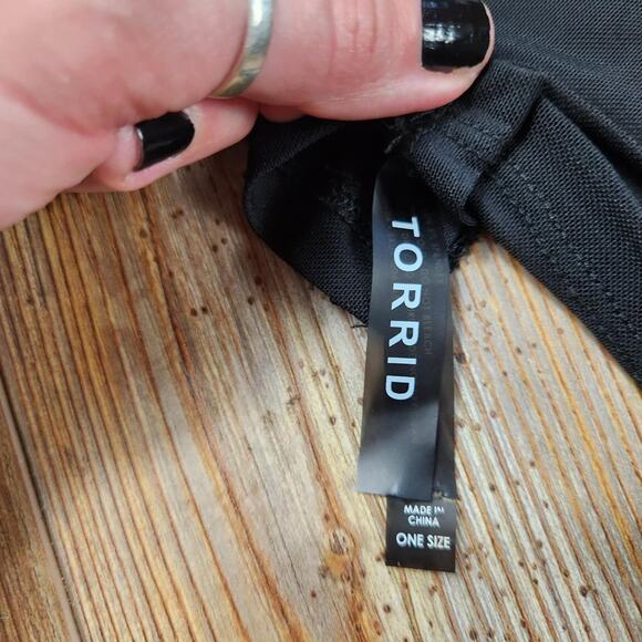 MESH TORRID SWIMSUIT COVER UP GOTH BIKINI BEACH SUMMER SWIMSUIT EMO VACATION - Picture 3 of 4